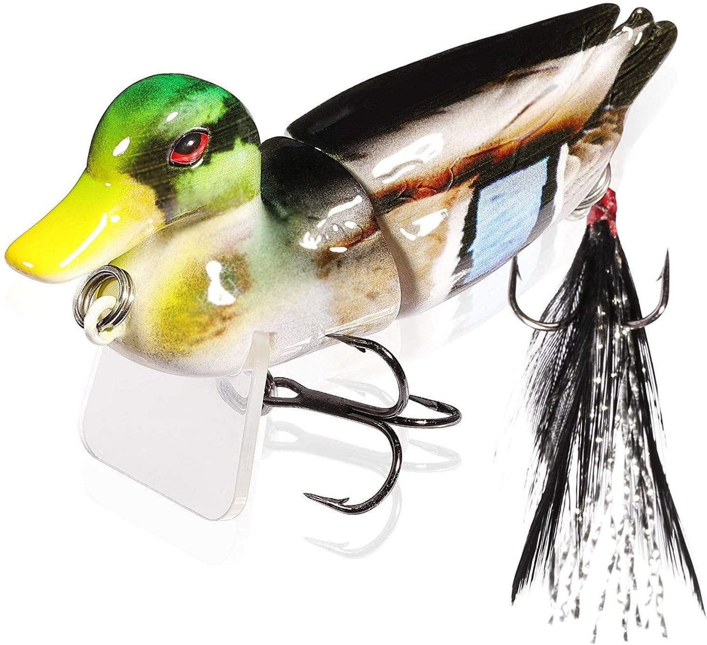 4 Pack Topwater Swimming Baby Duck Jointed lures