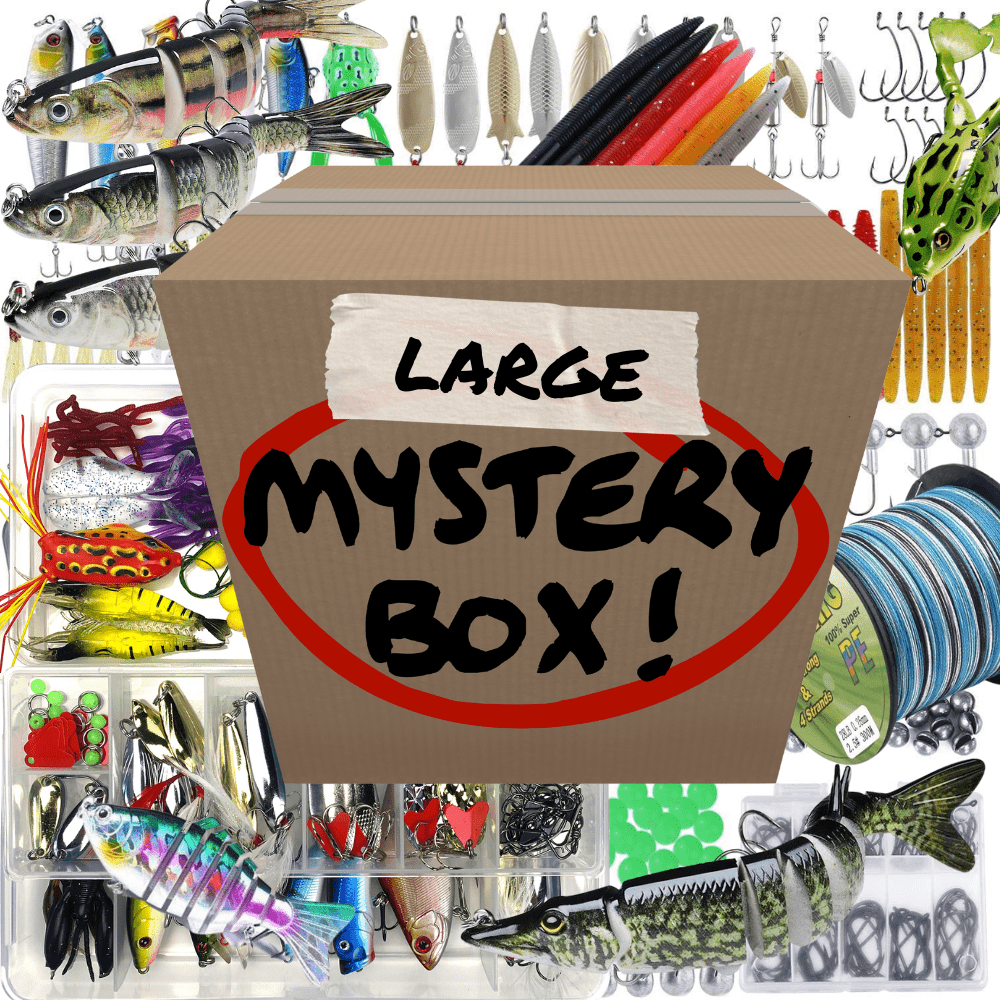 Large Fishing Lure & Tackle Mystery Box Over $140 Value – Otterk