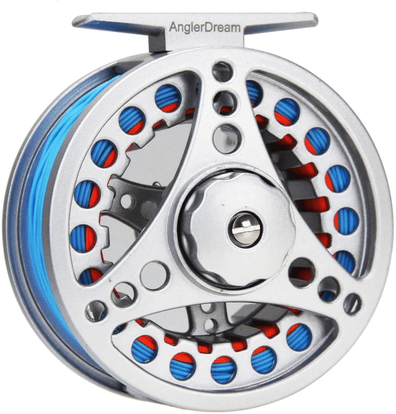 Dream Aluminum Fly Fishing Reel with Line Combo, Large Arbor 
