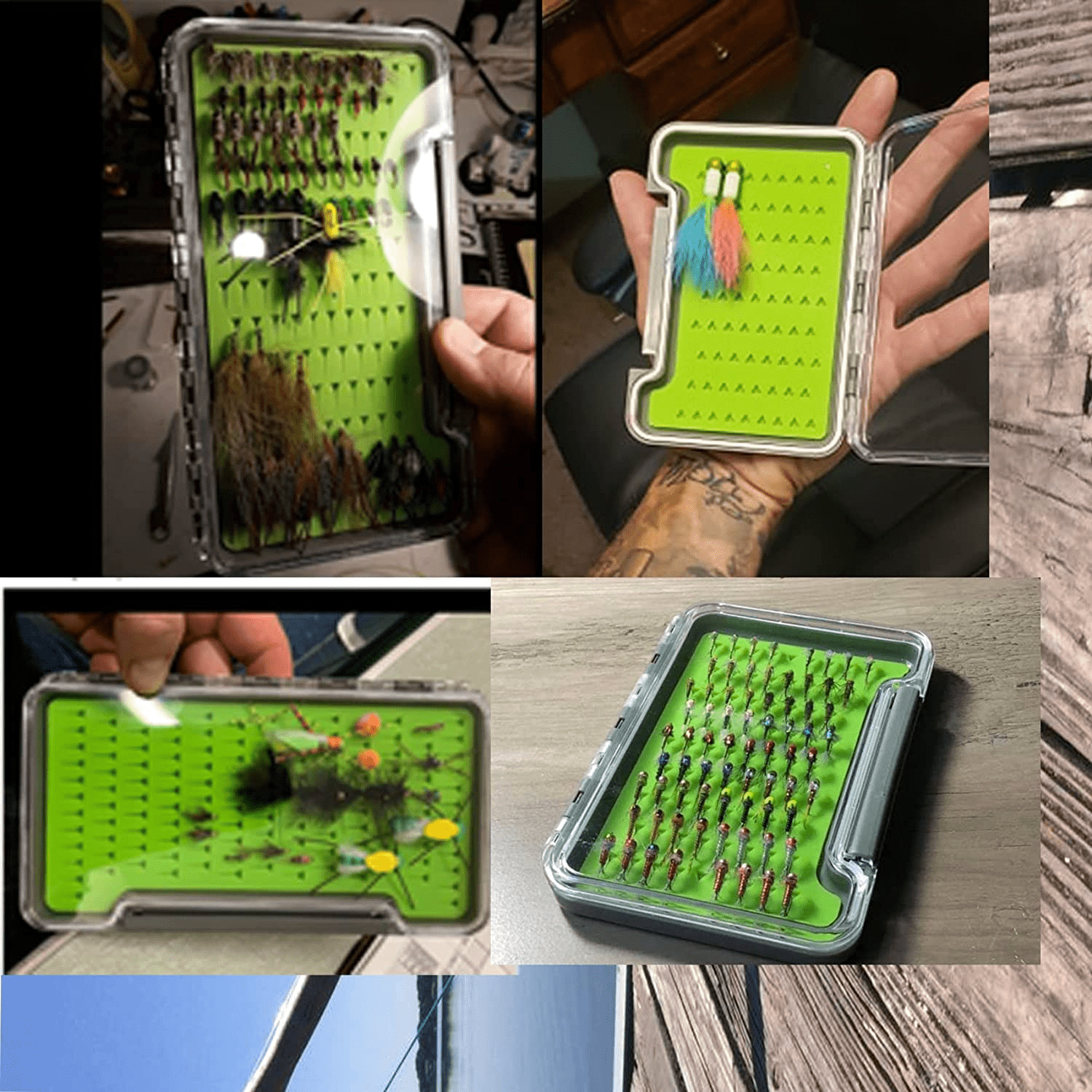 Otterk Silicone Super Slim Fly Fishing Boxes 