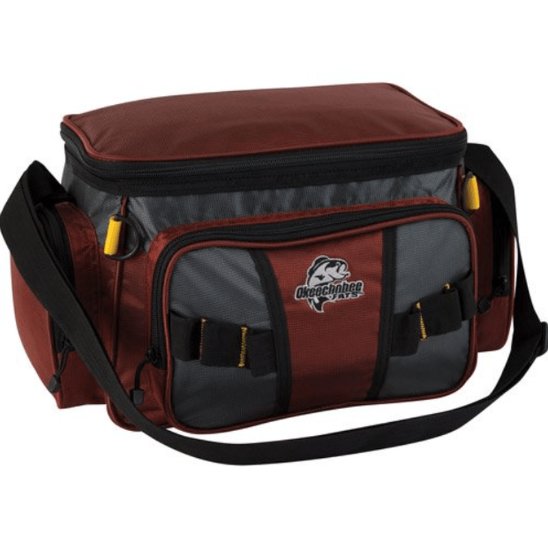Small Soft-Sided Tackle Bag with 2 Medium Utility Lure Box Storage Containers