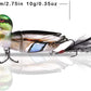 4 Pack Topwater Swimming Baby Duck Jointed lures