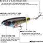 5 Pack Wicked Whopper Top Water Spinning Lures