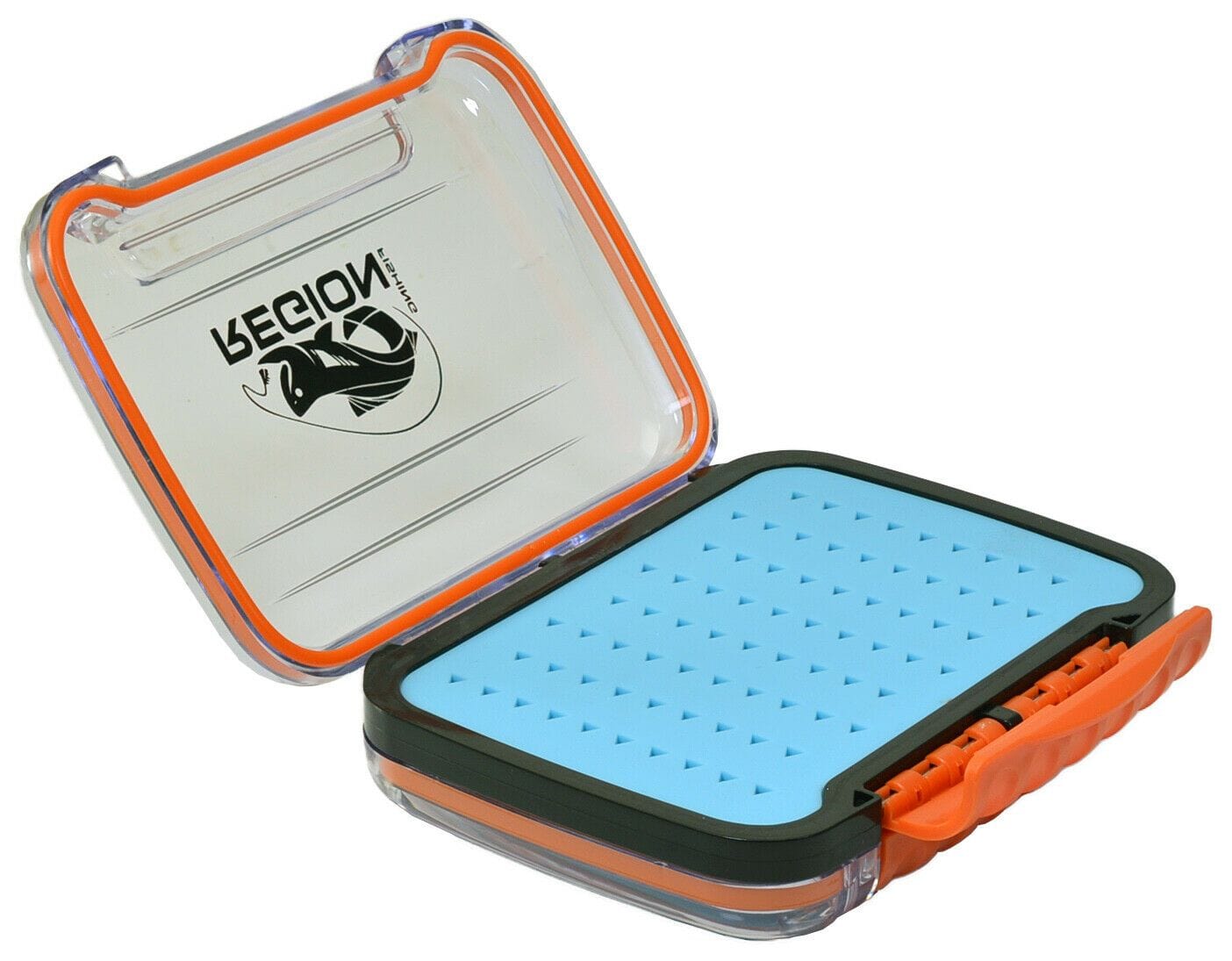 Double Sided Fly Fishing Fly Box, Silicone insert, Waterproof & Compact
